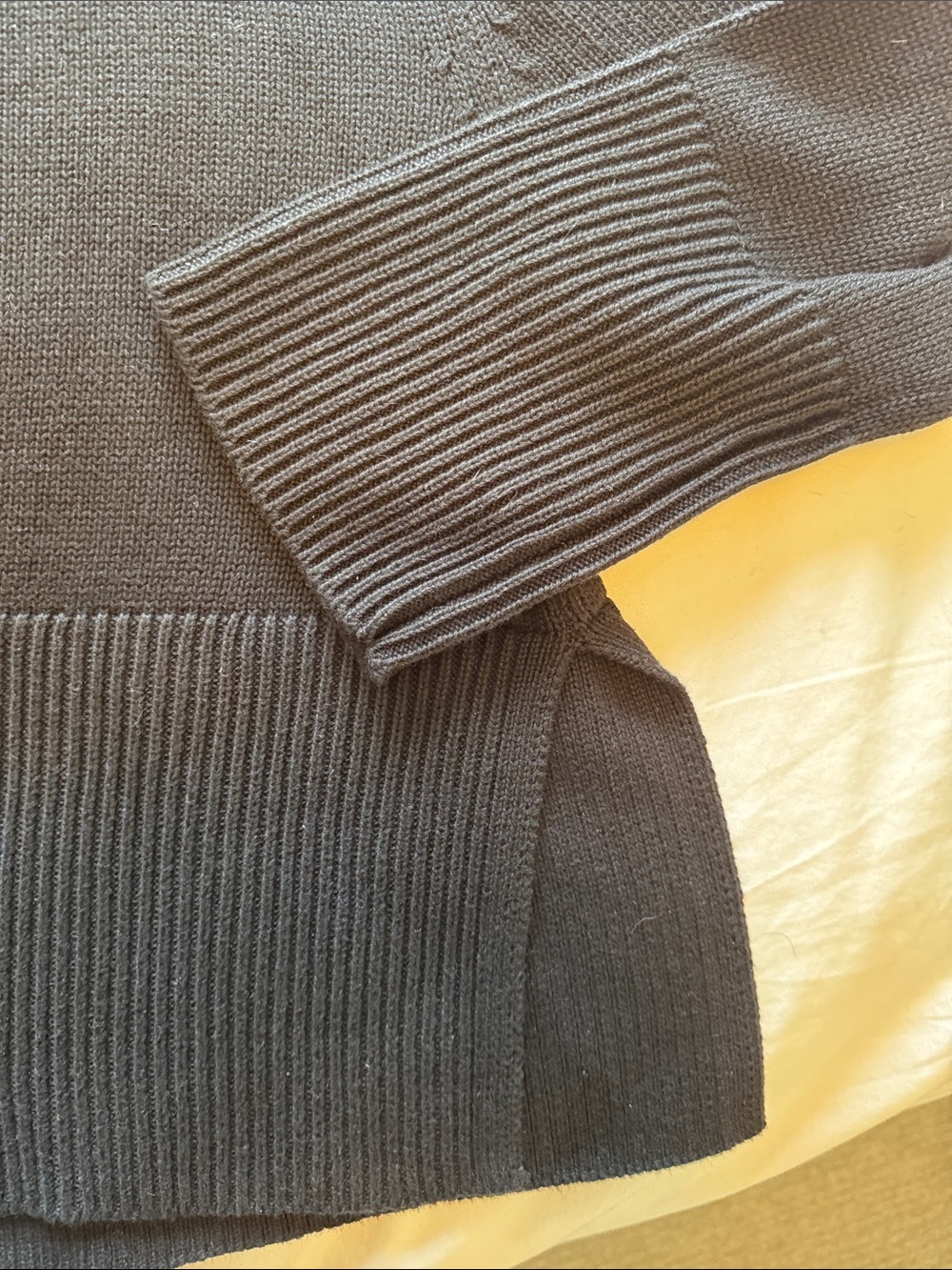 Black Gap Turtleneck Sweater Oversized - size small tall - Picture 3 of 4